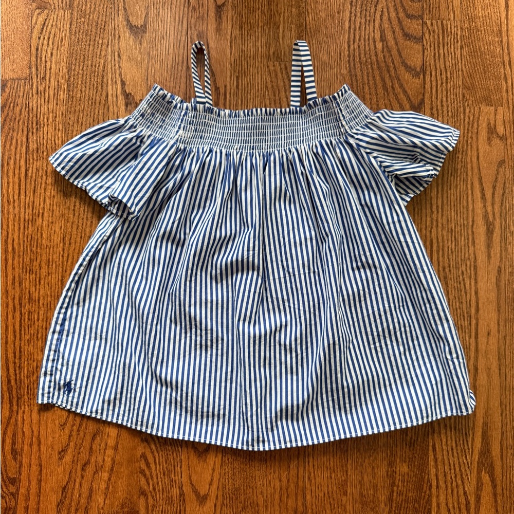 Polo Ralph Lauren Off Shoulder Top Sz 14